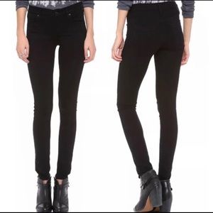 AGOLDE Jeans Colette Skinny Leg Stretch Jean Black